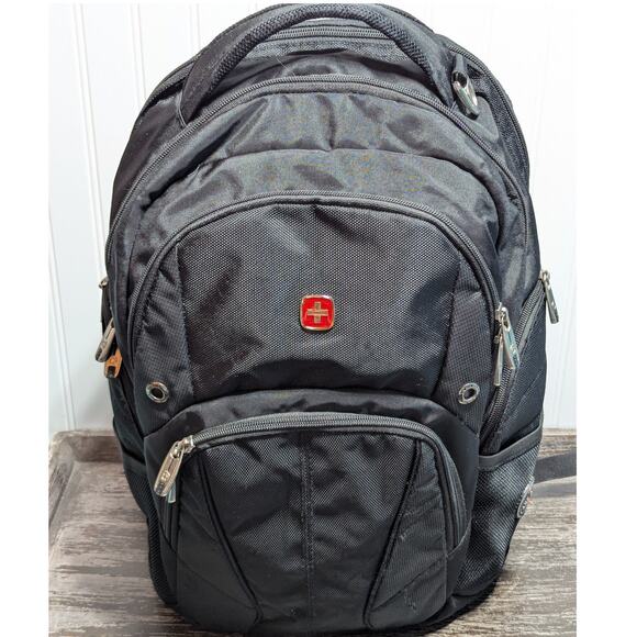 SwissGear Airflow Laptop Tablet Backpack Padded Multiple Pockets - Picture 1 of 8